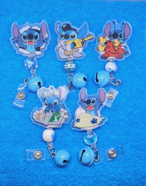 Stitch badge reels ID holders 20 Oz Tumbler, Id Holder, Badge Reel, Pin Badges, Tumbler, Ships, Pins