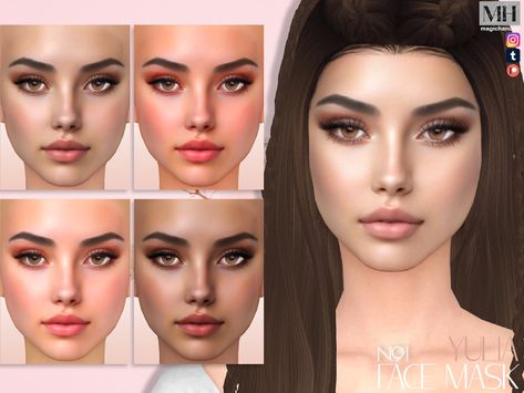 Cute soft face in 6 skin color variations - HQ Compatible. Sims 4 White Skin Overlay, Realistic Face Sims 4 Cc, Sims 4 Danganronpa Cc, Skin Tone Sims 4 Cc, Child Skin Sims 4, Sims 4 Face Mask Cc, Sims 4 Cc Face Mask, Ts4 Cc Skin Details, Sims 4 Cc Skin Details Realistic