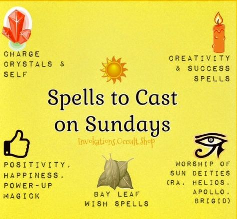 Spell Times Of Day, Saturday Spells, Sunday Magick, Divination Witch, Moon Zodiac, Paganism Spells, Spell Work, Eclectic Witch, Witch Craft