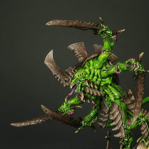 Custom Tyranids, Blue Tyranids, Green Tyranids, Termagant Tyranid, Tyranids 40k, Warhammer 40000 Miniatures Tyranids, 40k Tyranids, Warhammer 40k Tyranids, 40k Painting