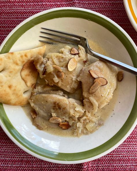 Mughlai Chicken on plate Cozy Fall Dinner, Pecan Chicken, Celebrity Recipes, Favorite Recipes Chicken, Whipped Feta, Small Food Processor, Favorite Chicken, Coleslaw Recipe, Fall Dinner