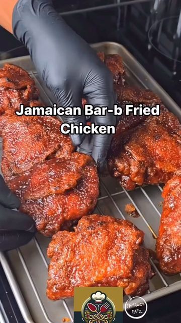 Jamaican Fried Chicken, Barbeque Chicken, Barbecue Chicken, Homemade Dinner, Jamaican Recipes, Bbq Chicken, Dinner Tonight, Fried Chicken, Yummy Dinners