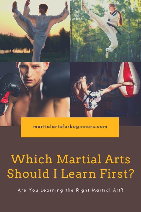 Which martial arts should you learn first? There are over a hundred different martial arts styles out there on the planet ranging from striking to grappling martial arts, so does someone decide which martial art to study first? There are a number of different ways to narrow down your choice when choosing a martial art style such as ease of picking up the style, the techniques taught, and how effective it is.  #martialarts #martialartstechniques #taekwondo #kickboxing #stylesofmartialarts #boxing Arts For Beginners, Study First, Different Martial Arts, Fighter Workout, Best Martial Arts, Healthy Man, Tall Boy, Martial Arts Techniques, Karate Girl