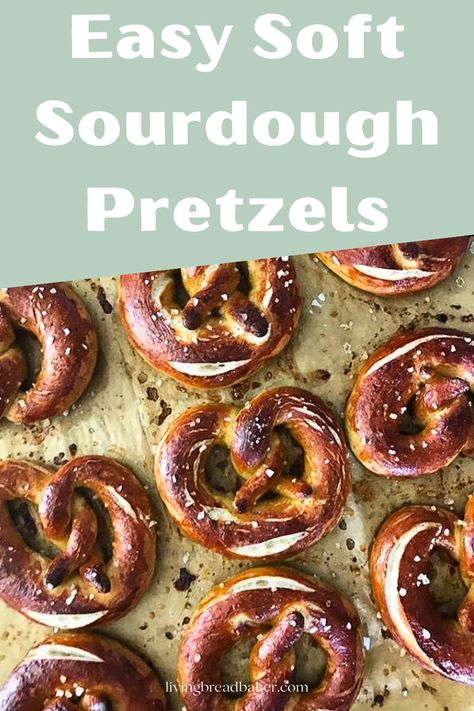 Sourdough Pretzels, Pretzel Shape, Baking Soda Water, Dough Scraper, Favorite Dips, Soda Water, Pastry Brushes, Soft Pretzels, Honey Butter