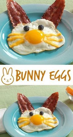 Bunny Eggs, Easter Breakfast, Decorações Com Comidas, Food Art For Kids, Easter Brunch Food, Latin Food, Easter Brunch, Fun Kids Food, An Egg