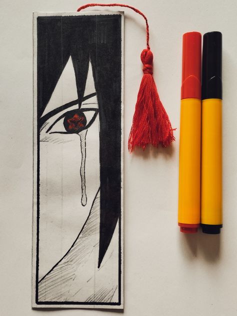 Sasuke Uchiha themed Handmade bookmark with tassel Bookmarks Handmade Anime, Naruto Bookmark, Anime Bookmarks Ideas, Happy Diwali Wallpapers, Diwali Wallpaper, Bookmark Ideas, Diy Crafts Bookmarks, Unique Bookmark, Anime Book