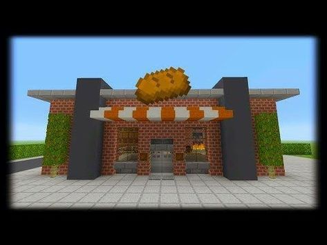 Minecraft Building Shop, Minecraft Stores, Construction Minecraft, Minecraft Shops, Minecraft Create, Houses Minecraft, Minecraft Decoration, Capas Minecraft, Bangunan Minecraft