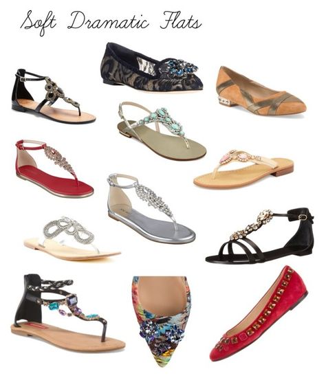 Soft Dramatic Flat shoes by ithinklikeme on Polyvore featuring J.Crew, Dolce&Gabbana, Valentino, Nine West, Ivanka Trump, Lola Cruz, Vince Camuto, Matisse, softdramatic and kibbesoftdramatic Dramatic Clothes, Soft Dramatic, Dramatic Style, Winter Shoes For Women, Soft Autumn, Soft Shoes, Elegant Shoes, Soft Summer, Casual Chic Outfit