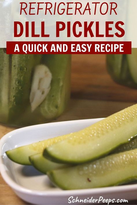 Indulge in the ultimate tangy delight with our mouthwatering Refrigerator Dill Pickle recipe! Enjoy crisp cucumbers, brimming with the perfect balance of refreshing dill, zesty garlic, and a touch of secret spices. This easy-to-follow recipe guarantees crunchy, homemade pickles that will elevate your snacking game to new heights. Prepare a batch today and savor the irresistible flavors of homemade goodness. Pin it now to capture the essence of pickle perfection! Icebox Pickles, Easy Pickles, Pickles Homemade Easy, Homemade Crisps, Pickles Homemade, Homemade Refrigerator Pickles, Refrigerator Dill Pickles, Roasted Pork Tenderloin Recipes, Refrigerator Pickles Dill