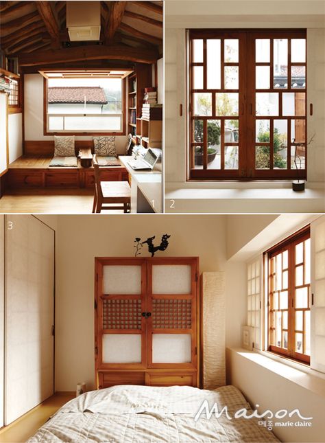 Korean Interior Design, Hanok House, Korean Traditional House, Traditional Korean House, Japan Interior, Asian House, Japanese Style House, Asian Interior, Japanese Interiors