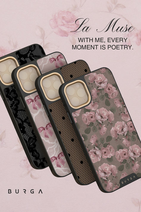 The greatest muse you’ll ever find is the one within. Embrace it with La Muse. A new collection by BURGA. www.burga.com Phone Cases Aesthetic Vintage, Szn Aesthetic, Banana Phone, Phone Cases Aesthetic, Cases Aesthetic, Edgy Jewelry, Pretty Iphone Cases, Embrace It, Aesthetic Lifestyle