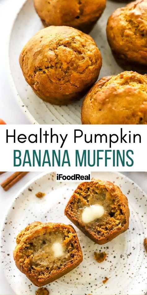 Pumpkin Banana Muffins Easy Banana Pumpkin Muffins, Healthy Banana Pumpkin Oatmeal Muffins, Pumpkin Banana Muffins Healthy, Banana Pumpkin Muffins Healthy, Banana Pumpkin Muffins, Pumpkin Banana Muffins, Healthy Banana Muffins, Muffins Healthy, Pumpkin Banana