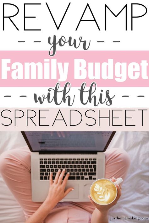 Need to revamp your family budget? Read these tips and download a free spreadsheet (Google Sheets or Excel) to help you get organized! Make sure your bills are paid on time and plan for your whole year. Customize for one income or two. Set big financial goals to plan for your future. #Familyplanning #Biggoals #Christianhomemaking Family Budget Spreadsheet, Family Budget Template, Family Budget Planner, Excel Budget Spreadsheet, Budget Spreadsheet Template, Monthly Budget Spreadsheet, Excel Budget Template, Excel Budget, Free Budget