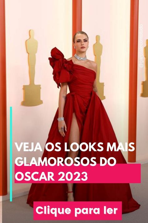 Cara Delevingne, foi magnânima neste tapete vermelho (que este ano foi na cor gelo), vestindo um lindíssimo Elie Saab. Para mim foi o look mais bonito da noite. Danai Gurira não ficou atrás, sempre muito chique está linda com esse vestido preto de Jason Wu. O coque combinou com tudo. Perfeita! Assim como a brasileira Camila Alves vestindo um Louis Vuitton e joias Cartier. Mindy Kaling passou pelo red carpet com o vestido vera Wang branco. Looks Oscar 2023 Vestidos Oscar, Danai Gurira, Mindy Kaling, Jason Wu, Cara Delevingne, Elie Saab, Vera Wang, Red Carpet, Louis Vuitton