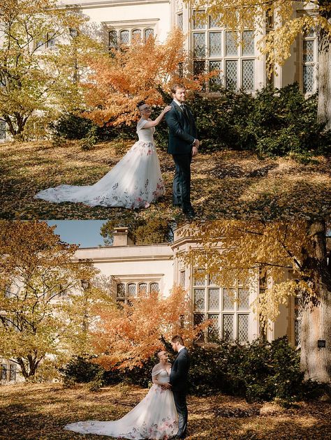 Morton Arboretum Wedding, Romantic Autumn, Arboretum Wedding, Morton Arboretum, Chicago Botanic Garden, Midwest Wedding, Matron Of Honour, Groom Attire, Hair And Makeup Artist