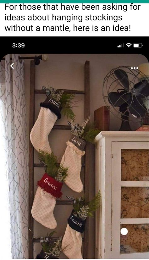 Christmas Blanket Ladder, Tv Stand Christmas Decor, 2024 Living Room, Antique Coat Rack, Antique Ladder, Christmas Coffee Table Decor, Colorful Christmas Decorations, Affordable Christmas Decorations, Christmas Decorations Apartment