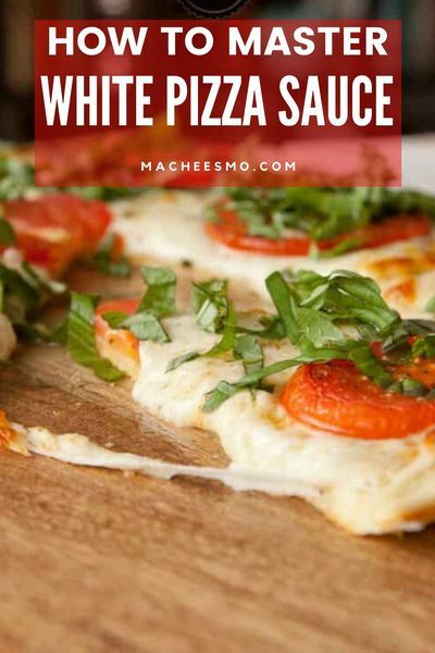 Homemade White Pizza, Pizza Vegetarian, Quick Casseroles, White Pizza Sauce, Pizza Sauce Recipe, Recipes With Few Ingredients, White Pizza, Crust Pizza, Pizza Recipes Homemade