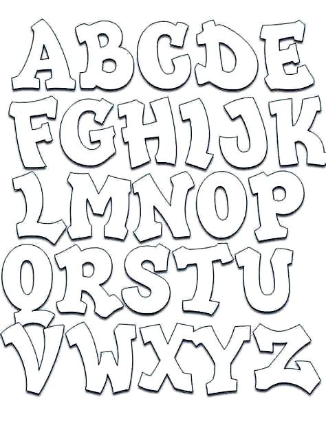 Big Fonts Alphabet, Graffiti Lettering Alphabet Fonts Style, Graffiti Lettering Fonts Alphabet, Calligraphy Letters Alphabet Fonts, Cool Lettering Styles, Lettering Styles Alphabet Fonts, Graphic Letters Alphabet, Alphabet Stencils Printables Free, Graphitti Letters Fonts