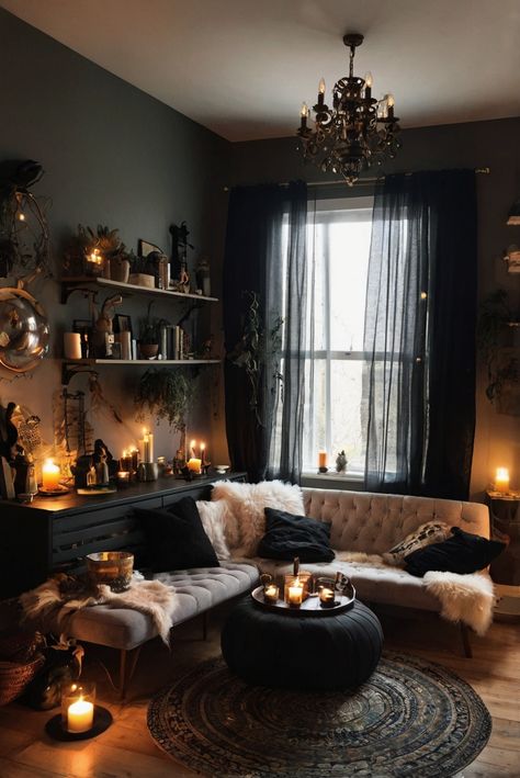 Fall Furniture , Autumn Cozy Fall ,Decor Easy Fall ,
Decor Neutral Fall ,Decor Fall ,Decor Inspiration ,Fall Decor Ideas Gothic Living Room Aesthetic, Gothic Style Living Room, Dark Fantasy Interior, Witchy Esthetician Room, Dark And Cozy Home, Gothic Interior Design Living Room, Dark Apartment Decor, Living Room Aesthetic Dark, Witchy Interior Design