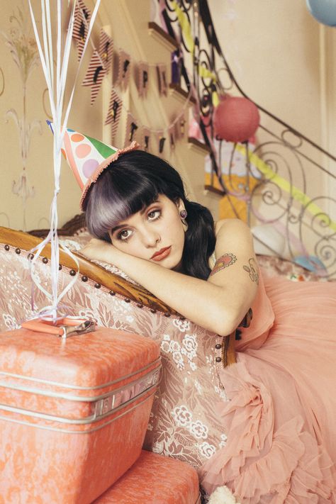 Melanie Martinez Birthday Party, Melanie Martinez Birthday, Melanie Martinez Dollhouse, Melanie Martinez Songs, Outfit Ideas For Church, Latina Outfit, Music Merch, Pity Party, Poster Photo