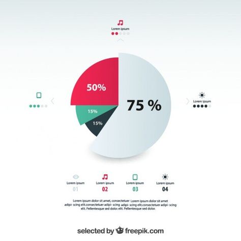 Circle Graph, Infographic Examples, Vector Graph, Education Poster Design, Business Graphics, Infographic Powerpoint, Data Visualization Design, Infographic Design Template, Infographic Illustration