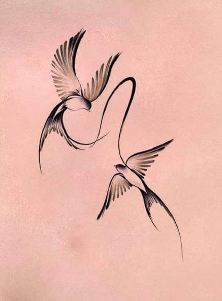 Sunbird Tattoo, Golondrinas Tattoo, Free Bird Tattoo, Dandelion Tattoo Design, Swallow Bird Tattoos, Disney Sleeve Tattoos, Disney Sleeve, Flower Tattoo Ideas, Finger Tattoo For Women