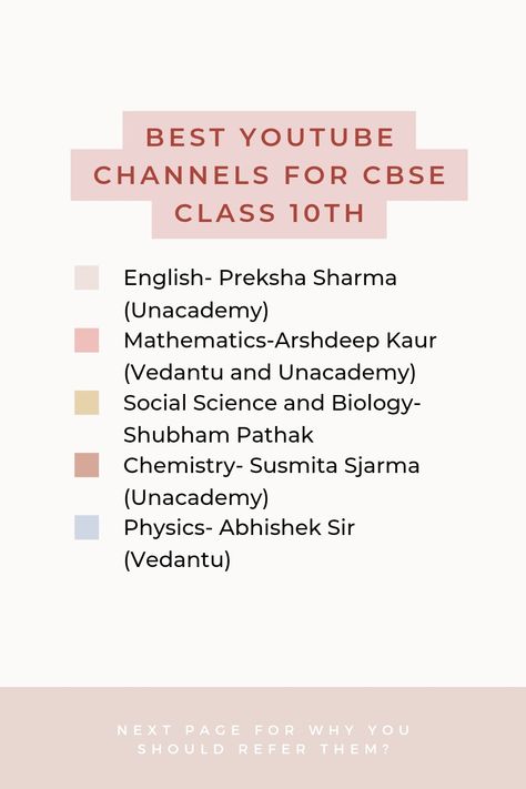 If you want to achieve 100 on 100 in each subject in cbse class 10 religiously follow them they are the best |follow me inorder to see more pins like this|next pin is regarding why to follow them| How To Study English Class 10, Best Youtube Channels For Class 10, Tips For Class 10 Cbse, How To Study Biology Class 10, How To Study Science Class 10, How To Study Social Science Class 10, Class 10 Cbse Notes Social Science, How To Score 90% In Boards Class 10, Cbse Class 10 Study Tips