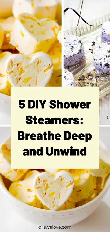 5 DIY Shower Steamers: Breathe Deep and Unwind | Oils we love Vicks Shower, Shower Steamers Diy, Body Wash Recipe, Shower Fizzies, Natural Showers, Homemade Beauty Recipes, Aromatherapy Recipes, Bombe Recipe, Steamer Recipes