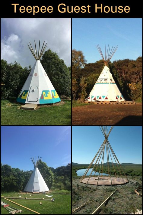 Bohemian Trailer, Build A Teepee, Backyard Teepee, Teepee Tent Camping, Teepee House, Teepee Outdoor, Tepee Tent, Diy Teepee Tent, Wooden Teepee