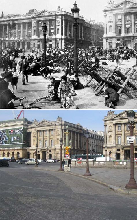 Place De La Concorde (Liberation Of Paris) Syria Before And After, Paris In August, Rome Pictures, Liberation Of Paris, Paris In September, Herbert Von Karajan, Canadian Soldiers, Juno Beach, Victory Parade