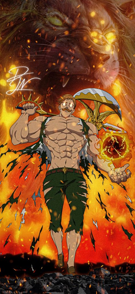 The Seven Deadly Sins, Seven Deadly Sins Wallpaper, Escanor Pfp, Escanor Seven Deadly Sins Tattoo, Seven Deadly Sins Wallpaper Escanor, Lord Escanor, Lion Sin Escanor, Escanor Seven Deadly Sins, Seven Deadly Sins Anime