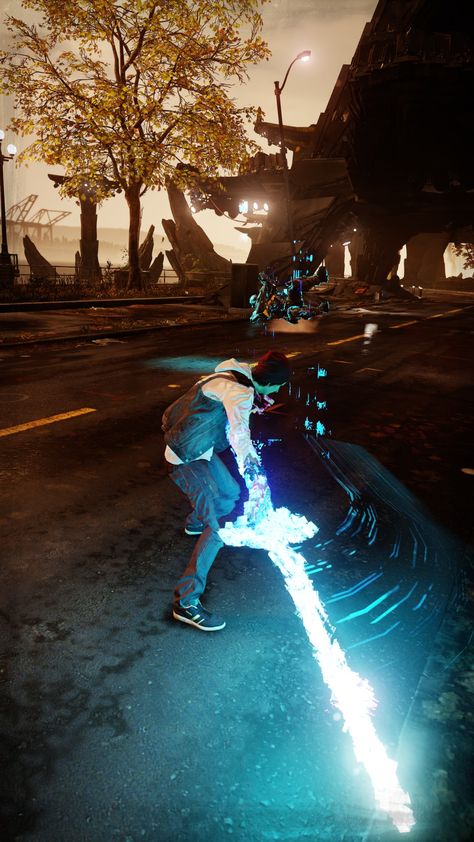 Infamous First Light Fetch, Infamous Second Son Video Power, Infamous Second Son Powers, Infamous First Light, Delsin Rowe, Raiden Mortal Kombat, Infamous Second Son, Game Wallpaper, Super Powers Art