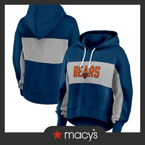 in stock Chicago Bears Sweatshirt, Chicago Bears Logo, Pants Shirt Men, Nfl Chicago Bears, Crop Hoodie, Chicago Bears, Pant Shirt, Navy Women, Outdoor Apparel