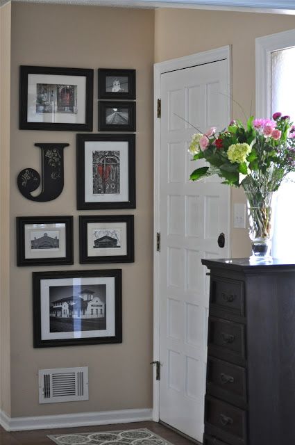 Entryway :: Hometalk Foyer Design, Wall Gallery, Wall Ideas, Small Wall, New Wall, My New Room, Interior Designer, Home Interior, Home Deco