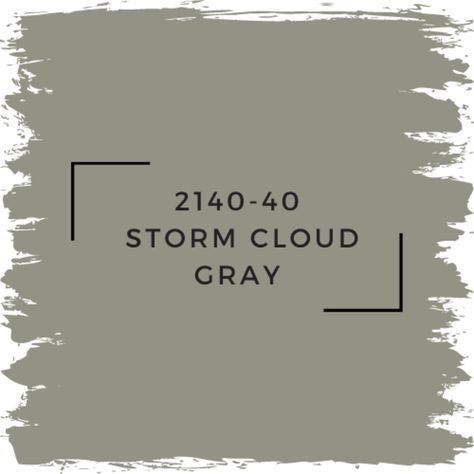 Benjamin Moore Storm, Storm Cloud Gray, Hawthorne House, Interior Paint Colors, Storm Clouds, Painted Floors, Paint Colors For Home, Oil Cloth, Painted Doors