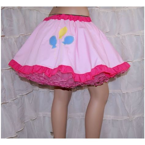 Mlp Pinkie Pie Applique Circle Skirt Adult All Sizes Mtcoffinz ($40) ❤ liked on Polyvore featuring skirts, bottoms, flared skirt, balloon skirt, skater skirt, tutu skirts and flare skirt Pinkie Pie Costume, Pinkie Pie Cosplay, Mlp Pinkie Pie, Mlp Outfits, Mlp Party, Mlp Cosplay, Pony Gift, Crinoline Skirt, My Little Pony Costume