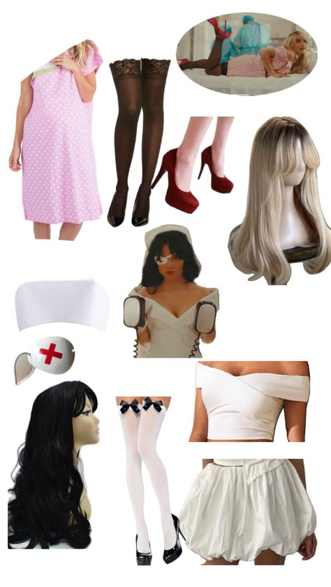 Halloween costume ideas inspired by “Taste” x Sabrina Carpenter music video Sabrina Carpenter Taste Halloween, Taste Sabrina Carpenter Costume, Taste Music Video Costume, Taste Outfits Sabrina Carpenter, Sabrina Carpenter Taste Halloween Costume, Taste Music Video Outfits, Taste Music Video Halloween Costume, Sabrina And Jenna Costume, Sabrina Carpenter Jenna Ortega Halloween Costume