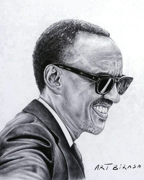 Ballpen potrait #art #ballpen #rwanda Paul Kagame, Rayban Wayfarer, Ray Bans, Square Sunglass, Mens Sunglasses, Historical Figures, Sunglasses, Art