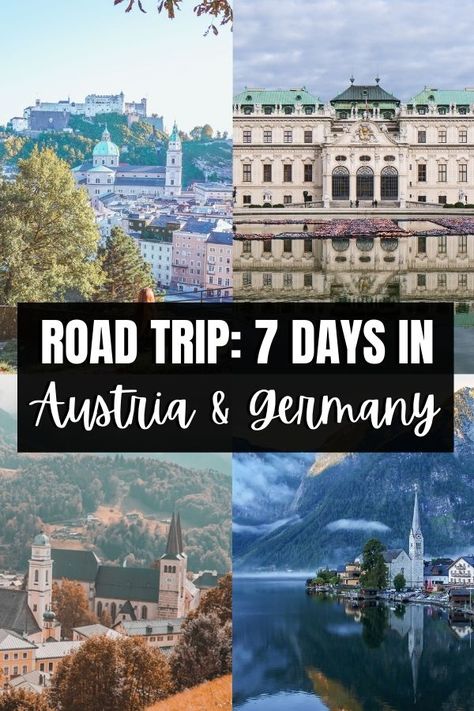 In this post, I wanted to share with you my 7-day Austria and South Germany trip itinerary and some useful tips on hiring a car, getting a Schengen visa for Austria and Germany (if you need one) and driving in Germany and Austria. This road trip itinerary includes visiting cities like Vienna, Vienna Woods + Mayerling, Hallstatt, Salzburg, Berchtesgaden and Munich. Germany Austria Itinerary, Austria Switzerland Germany Itinerary, Austria And Germany Itinerary, Germany And Austria Itinerary, Best Places To Visit In Austria, Road Trip From Munich, South Germany Road Trip, Austria Itinerary, Schengen Visa