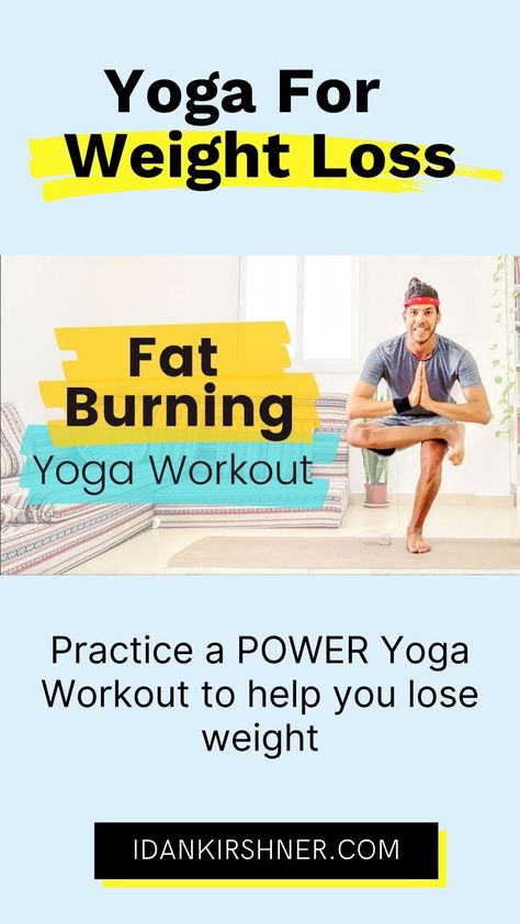 Power Yoga Workout, Fat Burning Yoga, High Intensity Cardio, Yoga Burn, Yoga For Back Pain, Yoga Workouts, Easy Yoga Poses, Easy Yoga Workouts, Power Yoga