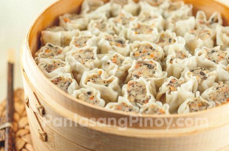 Chicken Siomai Siomai Recipe Filipino, Chicken Siomai, Siomai Recipe, Pork Siomai, Pilipino Recipe, Best Filipino Recipes, Shu Mai, Filipino Delicacies, Pinoy Recipe