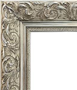 Wall Picture Frame, Shabby Chic Theme, Empty Frame, Ornate Picture Frames, Picture Frame Sizes, Empty Frames, Silver Picture Frames, Vintage Picture Frames, Wall Picture