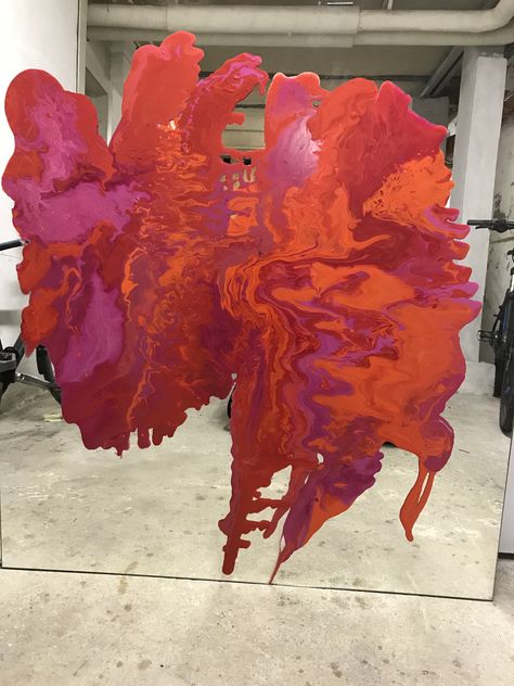 Acrylic Paint On Mirror, Acrylic Contemporary Art, Acrylic Painting Canvas Abstract, Painted Mirror Art, Canvas Abstract Art, Painting Mirror, Wedding Mirror, A Level Art Sketchbook, Art Beat