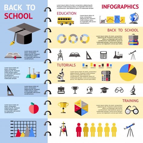 School Infographic, Educational Infographic, About School, E Learning, School Colors, E Reader, Infographic Design, Yearbook, Primary School