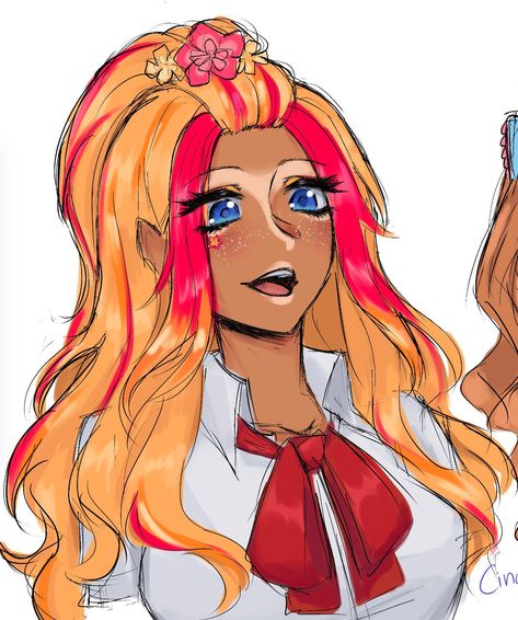 Yansim Redesign, Gyaru Yandere Simulator, Bullies Yandere Simulator, Gyaru Oc Art, Yandere Fanart, Yandere Simulator Ayano, Yandere Simulator Bullies, Yandere Pose, Yansim Oc