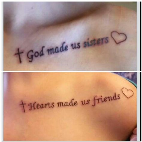 3 Sisters Matching Tattoos, Sister Quote Tattoos Meaningful, Christian Friend Tattoos For Women, Sister Tattoos For 2 Meaningful Quotes, Sister Tattoos Unique Meaningful, Matching Tattoos For Sisters Black, Cute Sister Tattoos For 2 Unique, Matching Sister Tattoos Black Women, Sister Tattoos For 2 Black Women