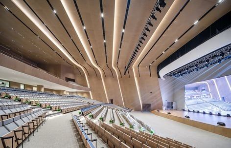 Green Corridor, Function Hall, Lakeside View, Hangzhou China, Covered Walkway, Parametric Architecture, Internal Courtyard, Interior Work, Natural Ventilation