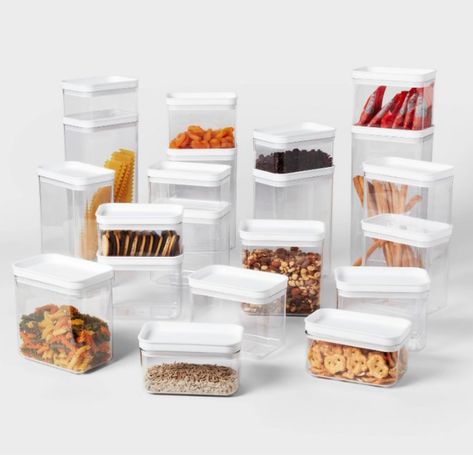 21pc Food Storage Canister Set … curated on LTK Organized Kitchen, Storage Canisters, Everyday Routine, Canister Sets, Plastic Containers, Food Storage Containers, Canisters, Storage Containers, Kitchen Organization