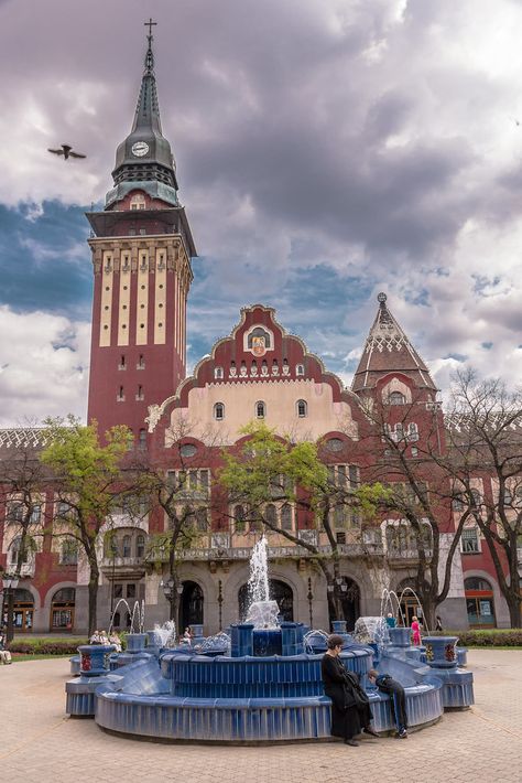 Town Hall of Subotica in Subotica, Serbia (by Valinor Photography) Serbia Nis, Serbia Nature, Subotica Serbia, Skadarlija Beograd, Saborna Crkva Beograd, Town Hall, Serbia, Tag Art, Travel Inspo