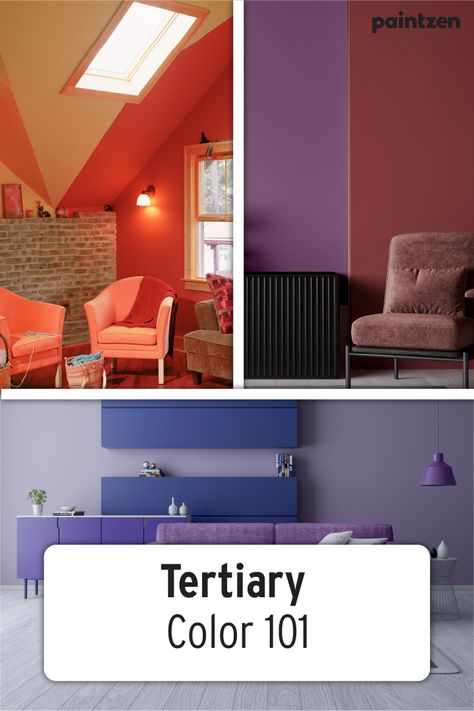 Tertiary Colors Interior Design, Tertiary Colors, Tertiary Color, 3d Art Drawing, Sample Board, Awesome Designs, Colour Schemes, Eye Catching Colors, Colorful Interiors